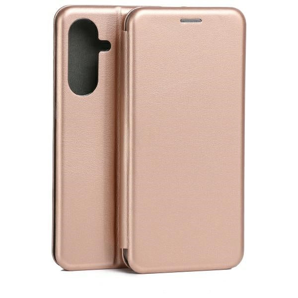 Калъф Beline Book Magnetic за Samsung A56 5G, розово-златен