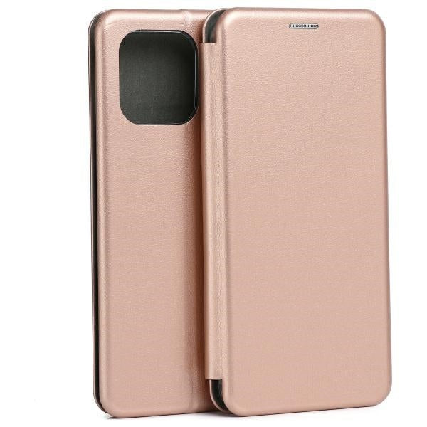 Калъф Beline Book Magnetic за Moto G05, розово-златен