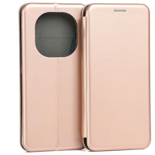 Калъф Beline Book Magnetic за Redmi Note 14 Pro, розово-златен
