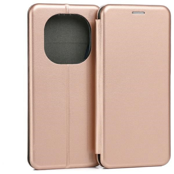 Калъф Beline Book Magnetic за Redmi Note 14 Pro Plus, розово-златен