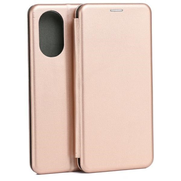 Калъф Beline Book Magnetic за Realme 12 Lite, розово-златен