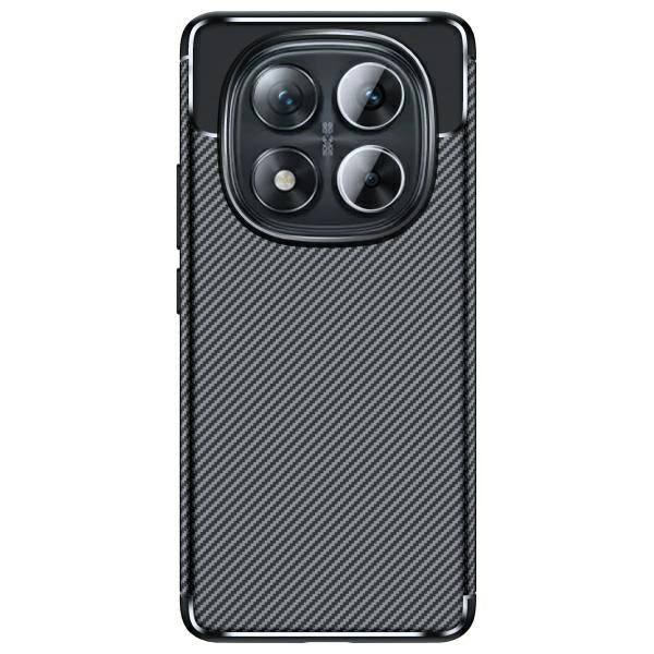 Твърд калъф Beline Carbon Armor за Redmi Note 14 Pro, черен