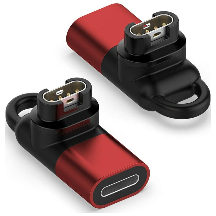 Адаптер Beline Lightning за зареждане на часовници Garmin, червен