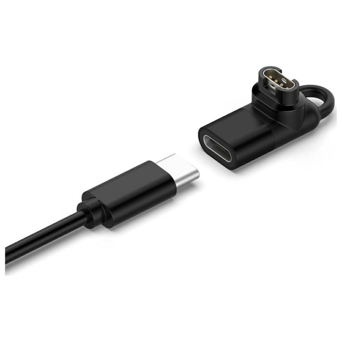 Адаптер Beline USB-C за зареждане на часовници Garmin, черен