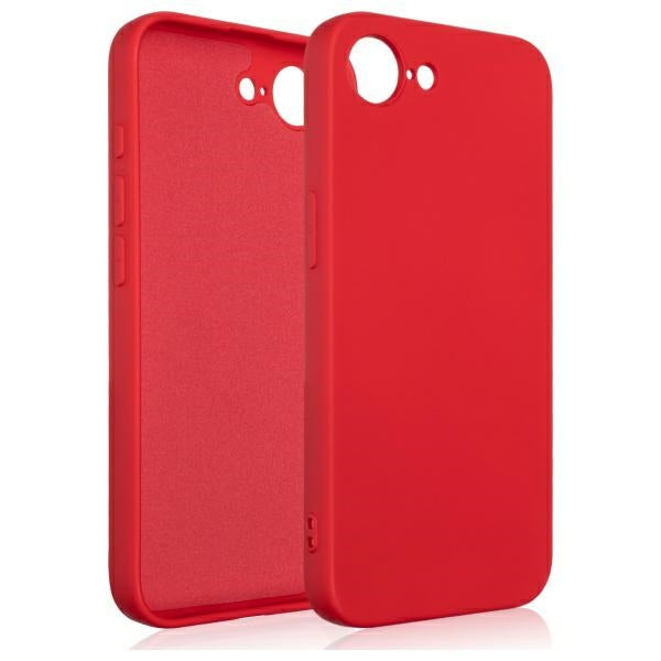 Силиконов калъф Beline за iPhone 16e / 17e, червен