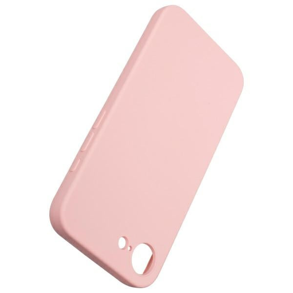 Силиконов калъф Beline за iPhone 16e / 17e, розово-златен