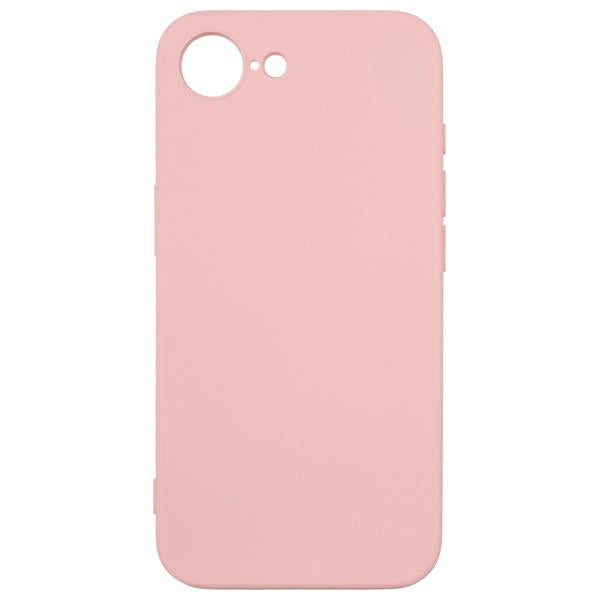 Силиконов калъф Beline за iPhone 16e / 17e, розово-златен