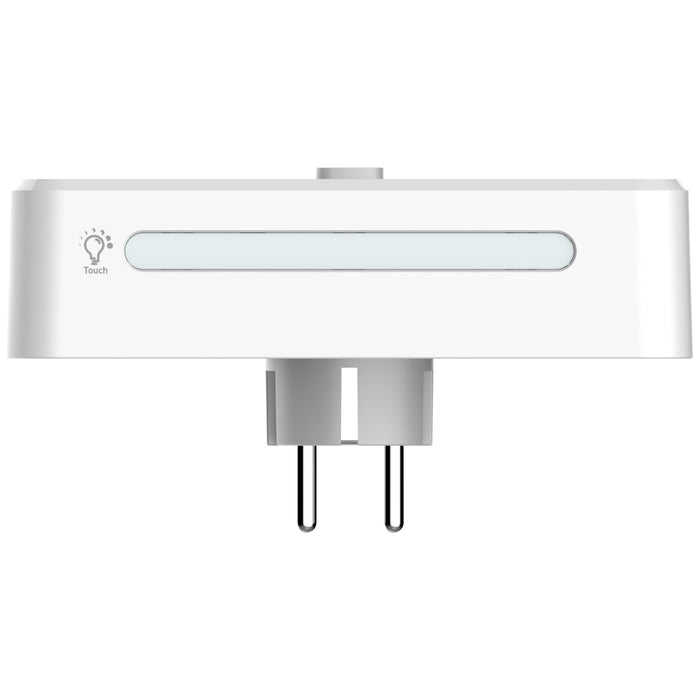 Разклонител Beline с LED подсветка 2xUSB-A/USB-C/2xAC, бял