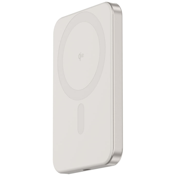 Powerbank Beline Mini Cellline MagSafe Qi2 15W, сив/титаниум