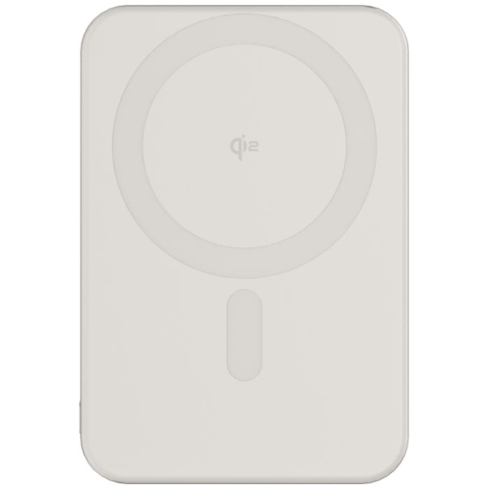 Powerbank Beline Mini Cellline MagSafe Qi2 15W, сив/титаниум