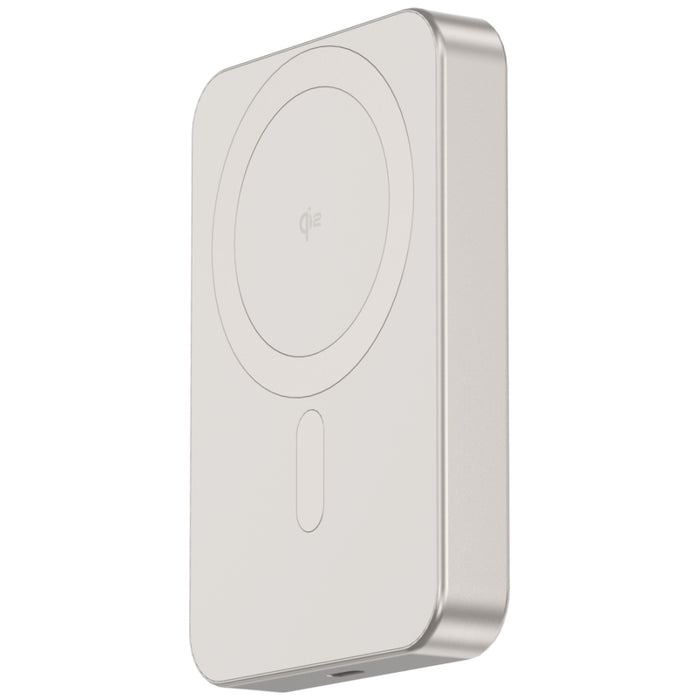 Powerbank Beline Mini Cellline MagSafe Qi2 15W, сив, магнитен безжичен