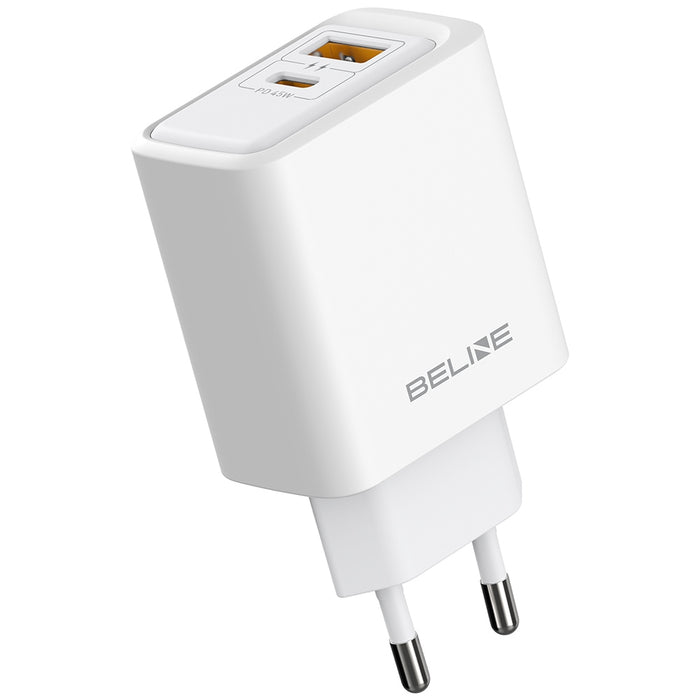 Зарядно Beline 45W GaN, бял