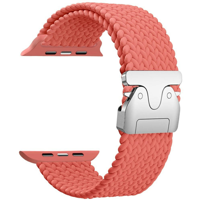Каишка Beline Woven Nylon Parachute за Apple Watch 38/40, розова червена
