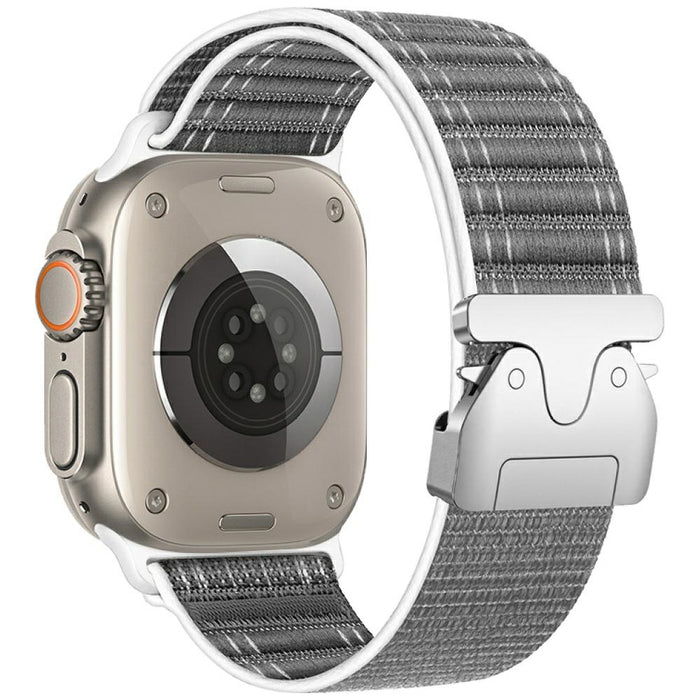 Каишка Beline Woven Nylon Diagonal Style Parachute за Smartwatch 42/44/45", сива