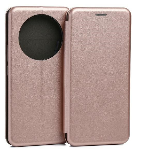 Калъф Beline Book Magnetic за Honor Magic7 Lite, розово-златен
