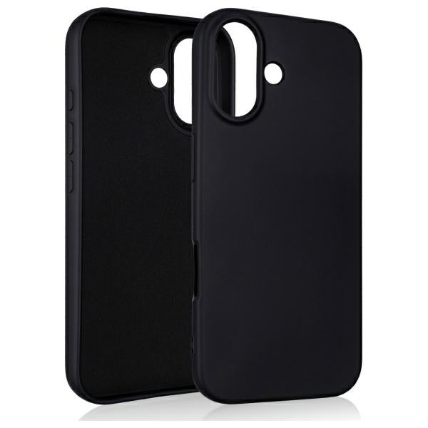 Силиконов калъф Beline за iPhone 17, черен