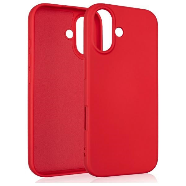 Силиконов калъф Beline за iPhone 17, червен