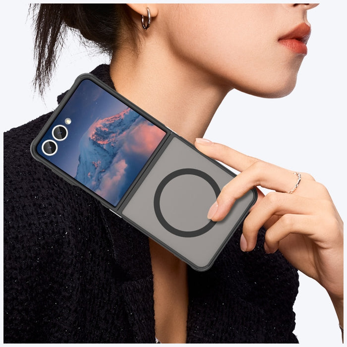 Калъф Beline MagSafe за Samsung Galaxy Z Samsung Flip7, черен