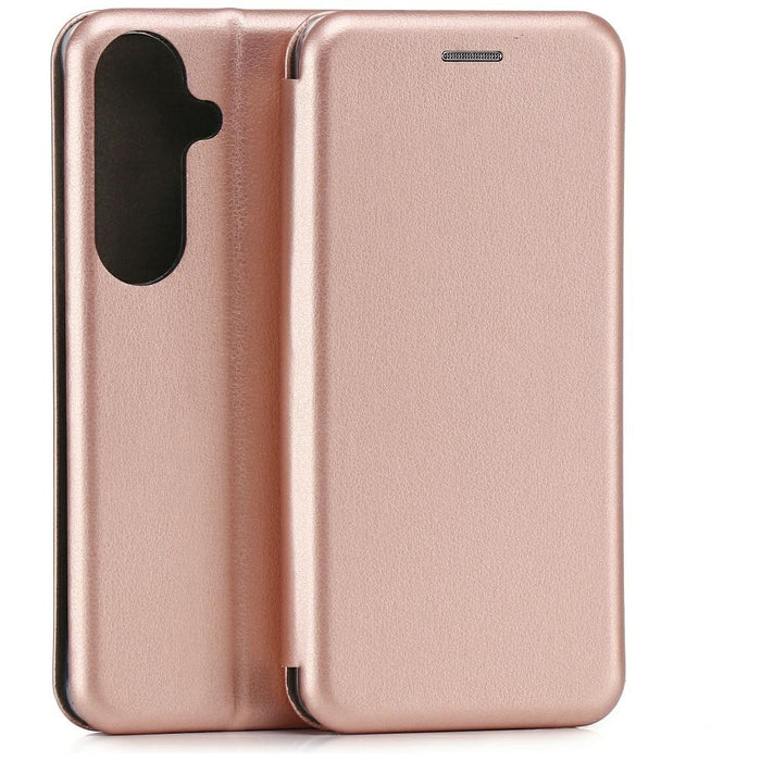 Калъф Beline Book Magnetic за Samsung Galaxy S26, розово-златен