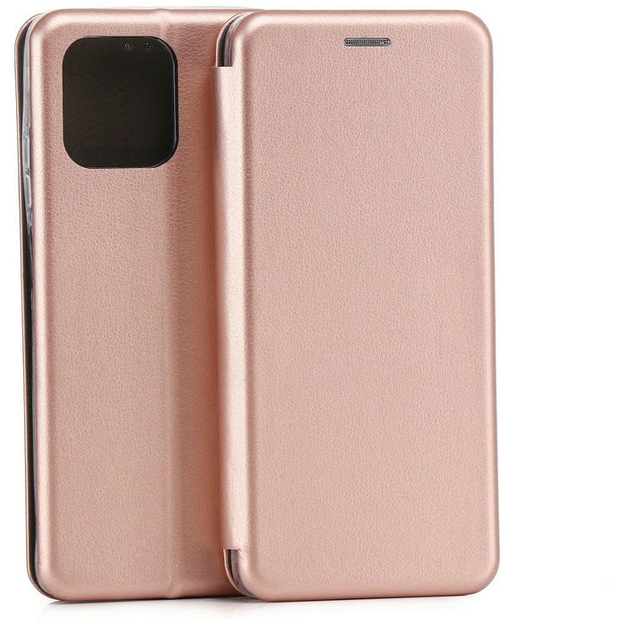 Калъф Beline Book Magnetic за MOTO G67 Power / G57 Power, розово-златен