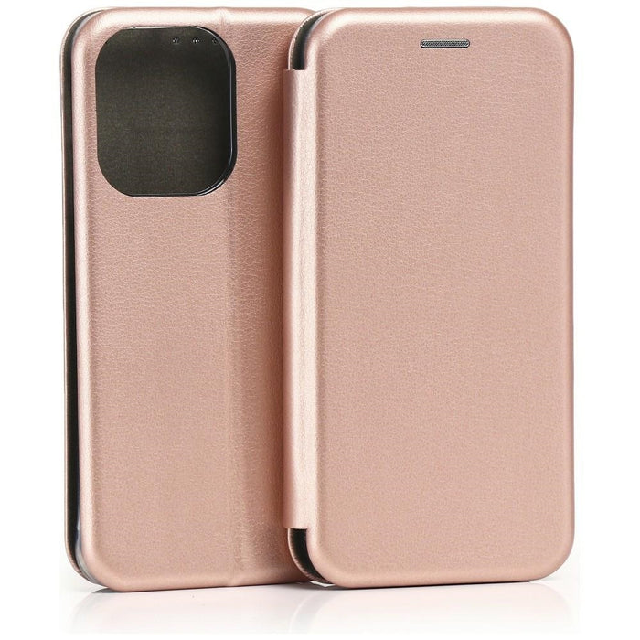 Калъф Beline Book Magnetic за Oppo Reno 15 Pro, розово-златен