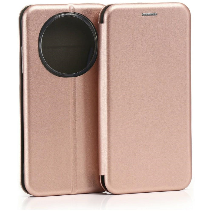 Калъф Beline Book Magnetic за Honor Magic 8, розово-златен