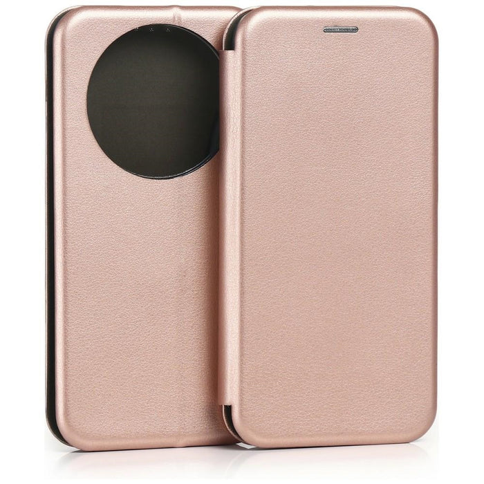 Калъф Beline Book Magnetic за Honor Magic 8 Lite, розово-златен