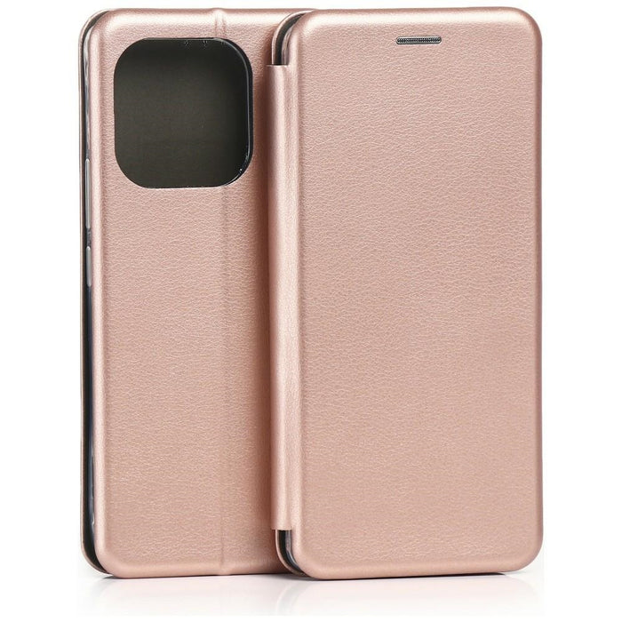 Калъф Beline Book Magnetic за Realme 16 Pro+, розово-златен