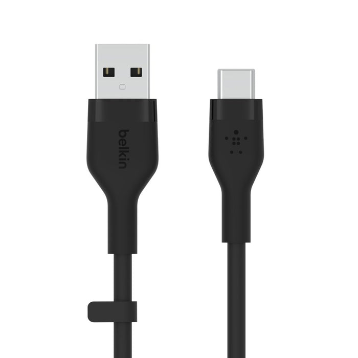 Belkin BOOST↑CHARGE Гъвкав USB кабел 3 м USB 2.0 USB A USB C Черен