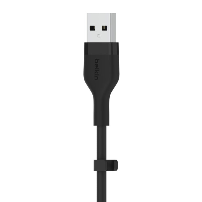 Belkin BOOST↑CHARGE Гъвкав USB кабел 3 м USB 2.0 USB A USB C Черен