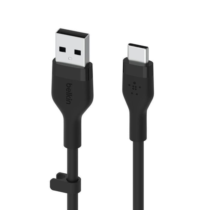 Belkin BOOST↑CHARGE Гъвкав USB кабел 3 м USB 2.0 USB A USB C Черен