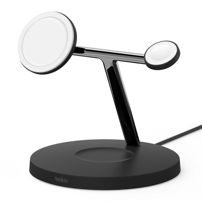 Belkin WIZ017vfBK Слушалки, Смартфон, Smartwatch Черен AC Безжично зареждане Бързо зареждане На закрито
