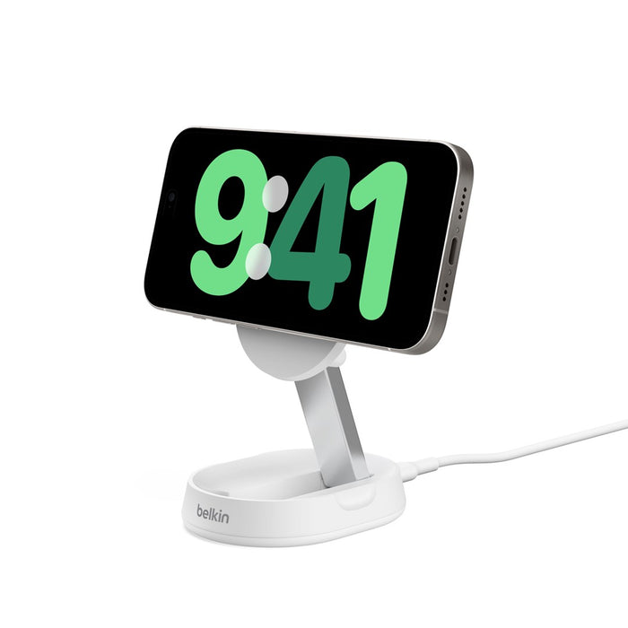 Смартфон Belkin BoostCharge Pro Бял AC Безжично зареждане Бързо зареждане На закрито