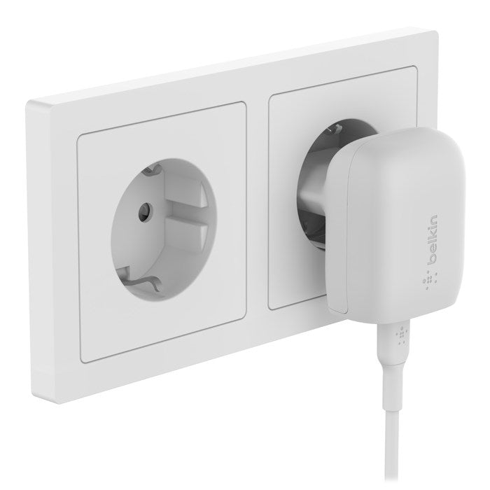 Зарядно за стена Belkin WCA006VF1MWH-B6 Бял 20 W