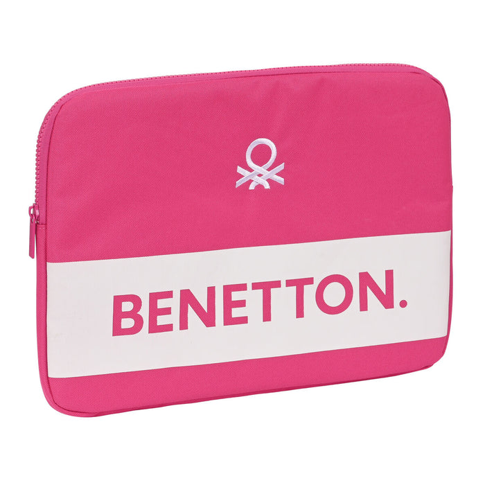 Калъф за каптоп Benetton Raspberry Фуксия (34 x 25 x 2 cm)
