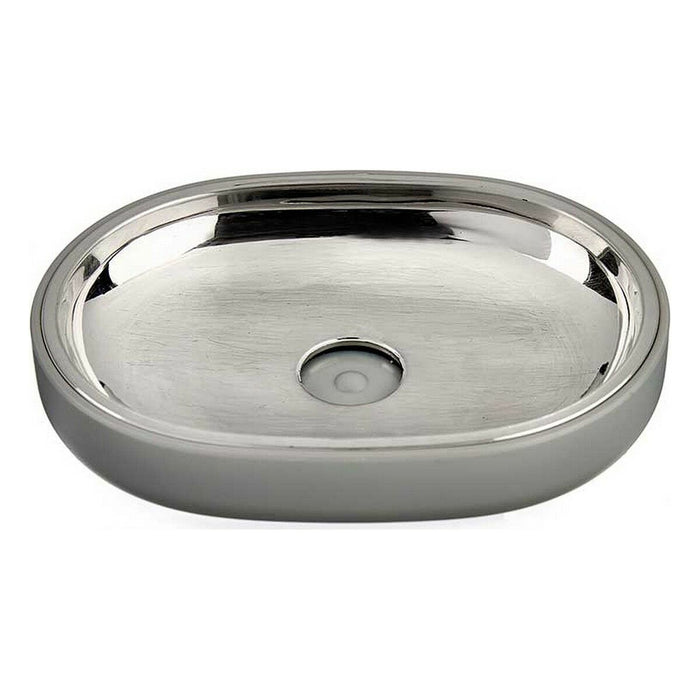 Cапунерка Berilo BP15-004-3 BP15-004-3 Сив Сребрист Неръждаема стомана Пластмаса 9,5 x 2,5 x 13 cm 13 x 2,5 x 9,5 cm (6 броя)