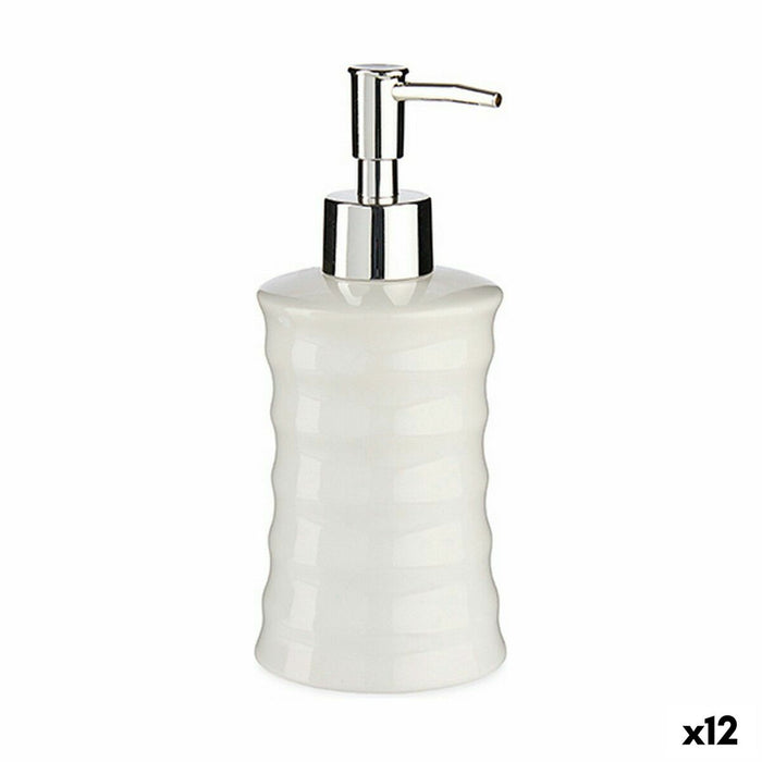 Дозатор за Сапун Berilo DW20800-B DW20800-B Бял Метал Керамика Вълни 260 ml (12 броя)