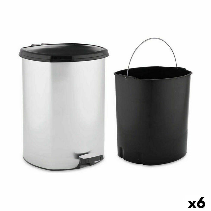 Кошче с педал Berilo D003-1 D003-1 Сребрист Пластмаса 11 L (6 броя)