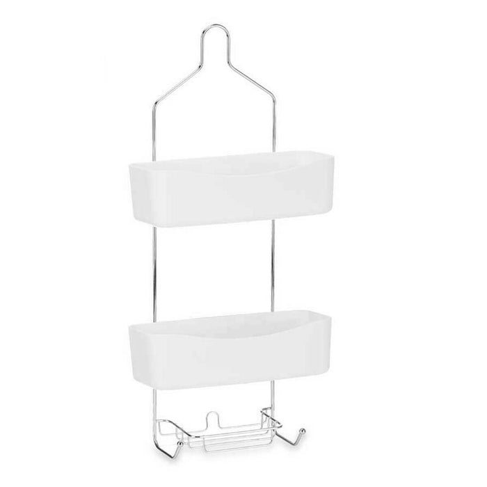 Стелажи за Баня Berilo W7072 - 382 W7072 - 382 Бял Метал Пластмаса 28 x 60 x 14 cm (6 броя)