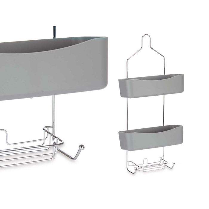 Стелажи за Баня Berilo W7072 - 383 W7072 - 383 Сив Метал Пластмаса 28 x 60 x 14 cm (6 броя)