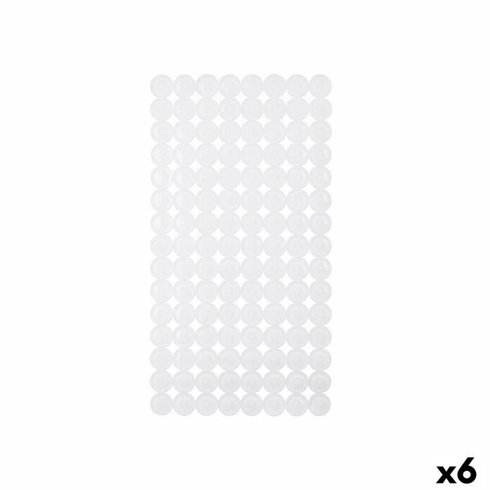 Нехлъзгаща се постелка за душ Berilo BM630 - 302 BM630 - 302 Бял PVC 6 x 38 x 6 cm 68 x 36 x 1 cm 68 x 1 x 36 cm (6 броя)