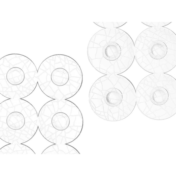 Нехлъзгаща се постелка за душ Berilo 90977 90977 Прозрачен PVC 54 x 54 x 1 cm (6 броя)