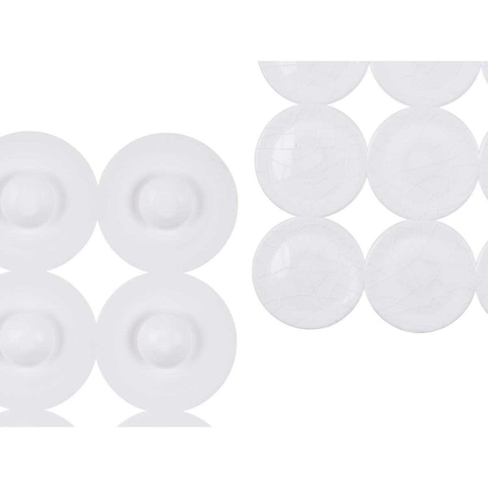 Нехлъзгаща се постелка за душ Berilo CN-BM630 - 306 CN-BM630 - 306 Бял PVC 68 x 36 x 1 cm (6 броя)