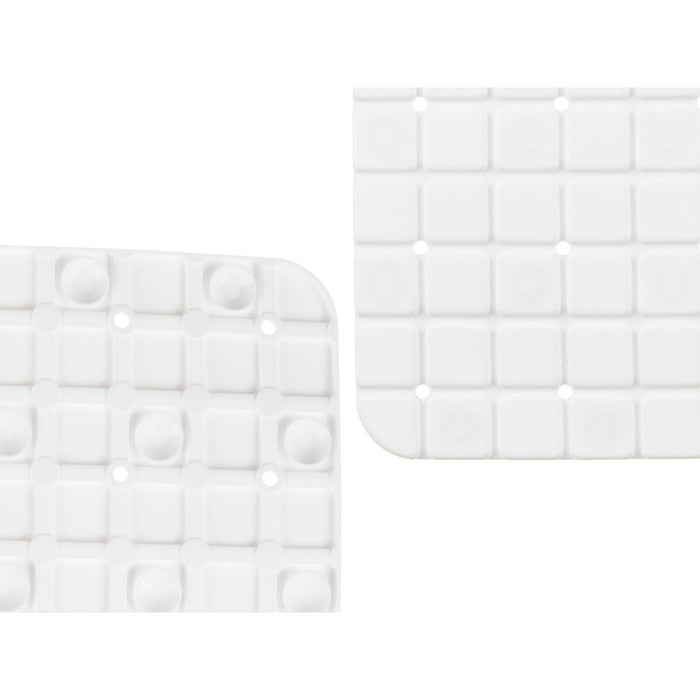 Нехлъзгаща се постелка за душ Berilo BM509S - 314 BM509S - 314 Бял PVC 6 x 50 x 6 cm 50,3 x 50,3 x 0,7 cm Картини (6 броя)