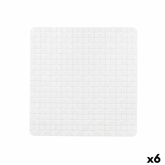 Нехлъзгаща се постелка за душ Berilo BM509S - 314 BM509S - 314 Бял PVC 6 x 50 x 6 cm 50,3 x 50,3 x 0,7 cm Картини (6 броя)