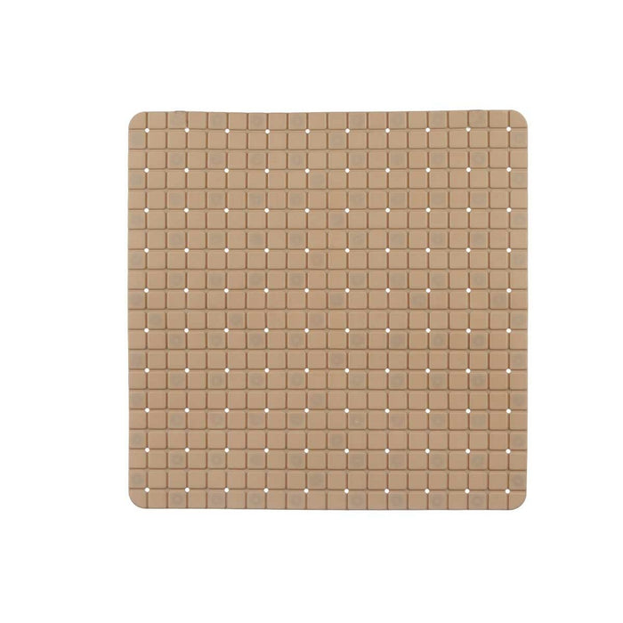 Нехлъзгаща се постелка за душ Berilo BM509S - 316 BM509S - 316 Бежов PVC 50,3 x 50,3 x 0,7 cm Картини (6 броя)