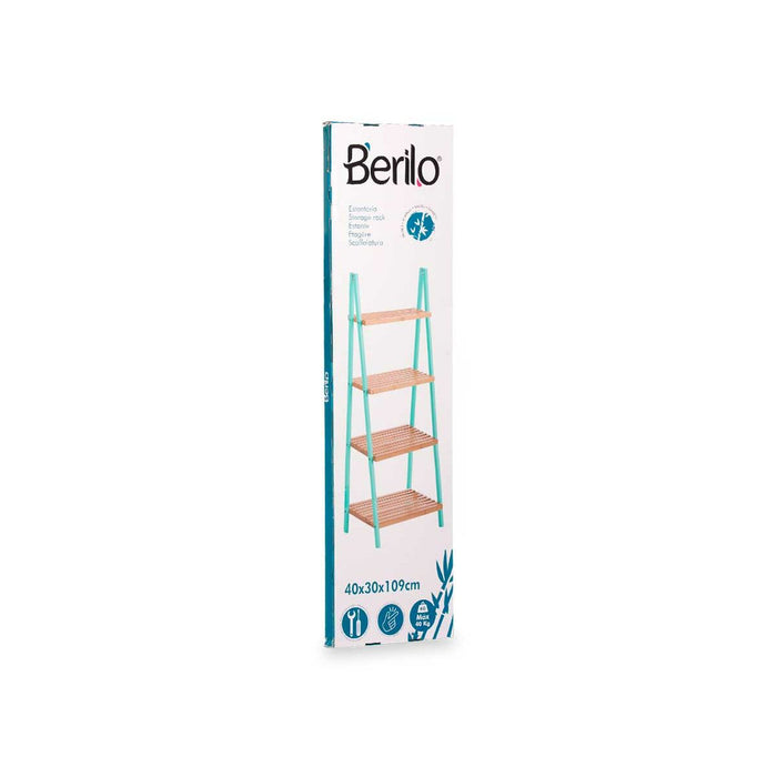 Стелажи за Баня Berilo WR5504-4-427 WR5504-4-427 Естествен Мента 40 x 109,3 x 30 cm