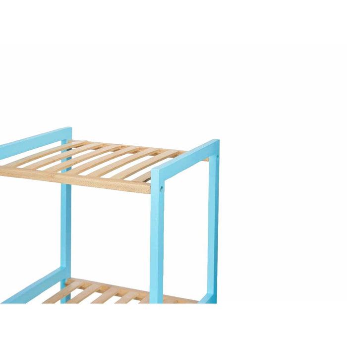 Стелажи за Баня Berilo WR5503-4-462 WR5503-4-462 Син Естествен 35 x 30 x 100 cm 35,2 x 100,2 x 30,2 cm