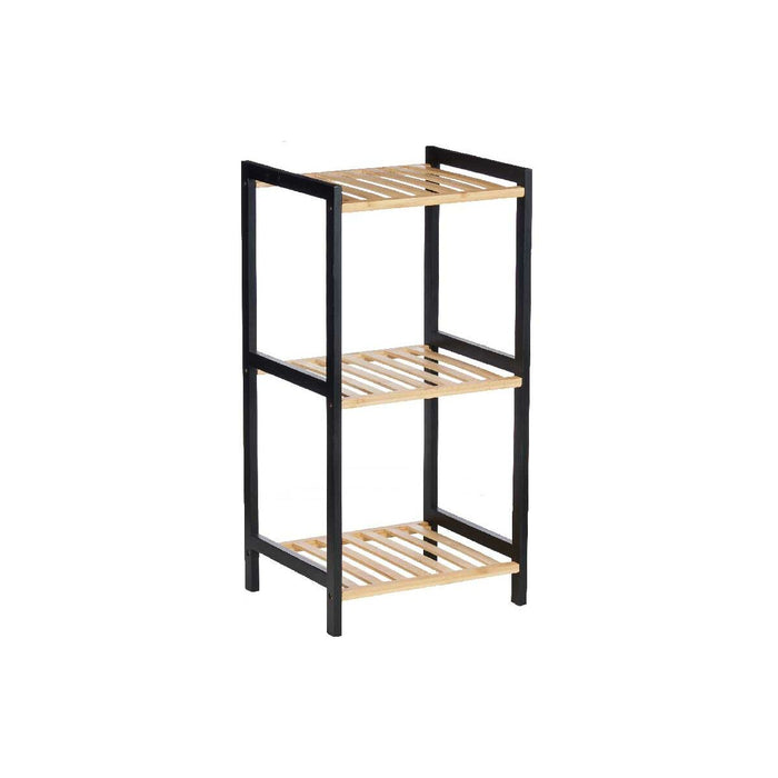 Стелажи за Баня Berilo WR5503-3-464 WR5503-3-464 Черен Естествен 35 x 30 x 70 cm 35,2 x 70 x 30,2 cm