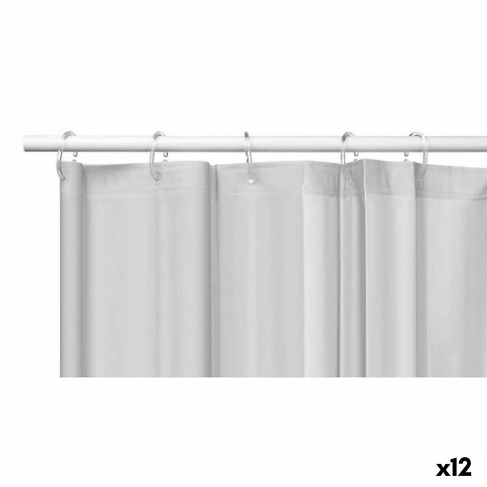 Душ завеса Berilo SC-MIX-01-GREY SC-MIX-01-GREY Сив полиетилен EVA 180 x 180 cm (12 броя)